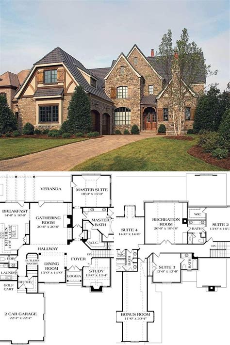 tudor stone floor plans